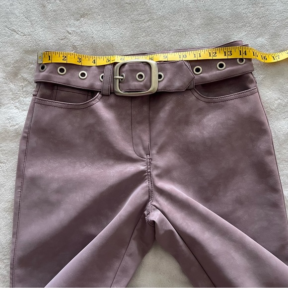I.AM.GIA Natali Pant in Purple Size Small Belted Relaxed Fit - Picture 7 of 9